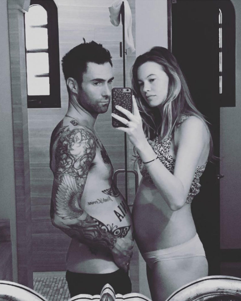 Adam Levine and Behati Prinsloo