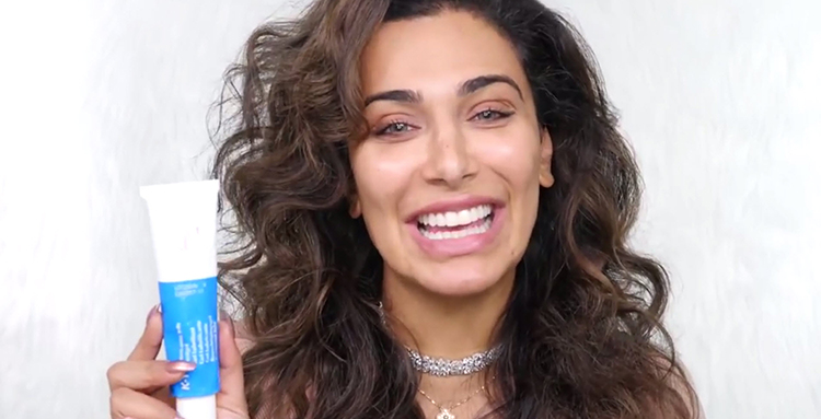 Huda tests out lube as a primer. Photo: Youtube