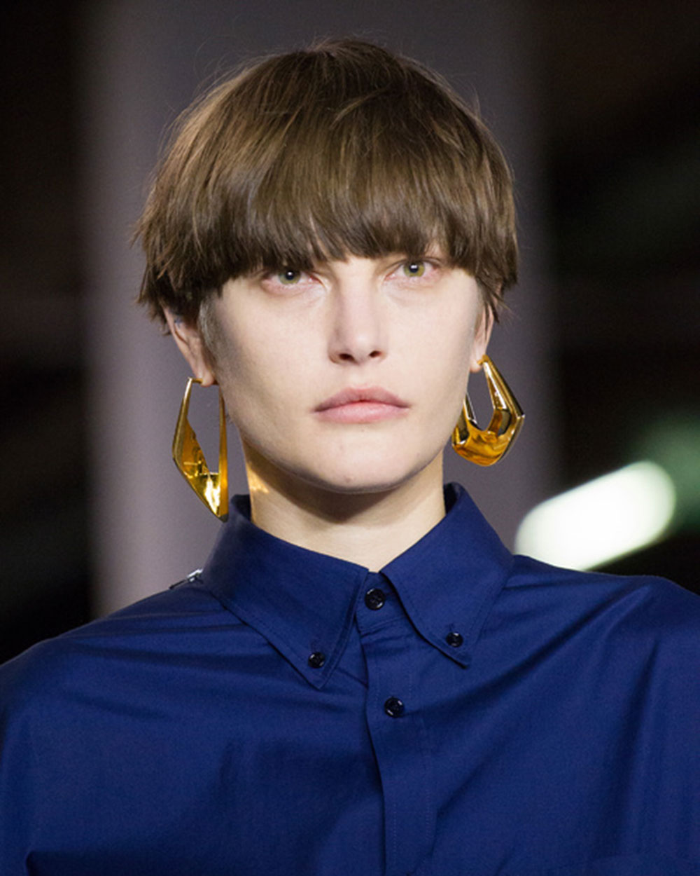 Balenciaga graphic earrings
